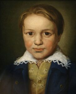 Portrait of the 13 year-old Beethoven - unknown painter (c. 1783)