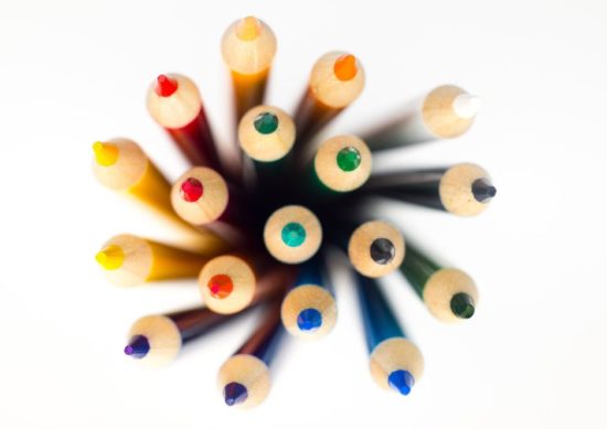 colored pencils