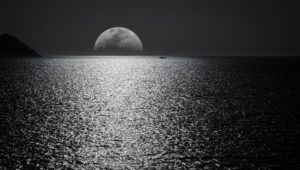 moonlight on sea