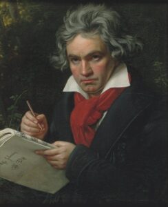 Beethoven's portrait by Joseph Karl Stieler